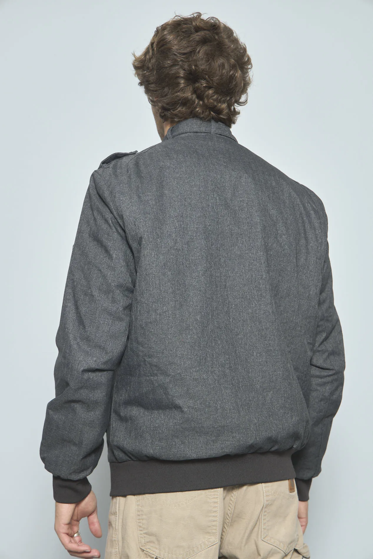 Parka Gris Members Only Talla M