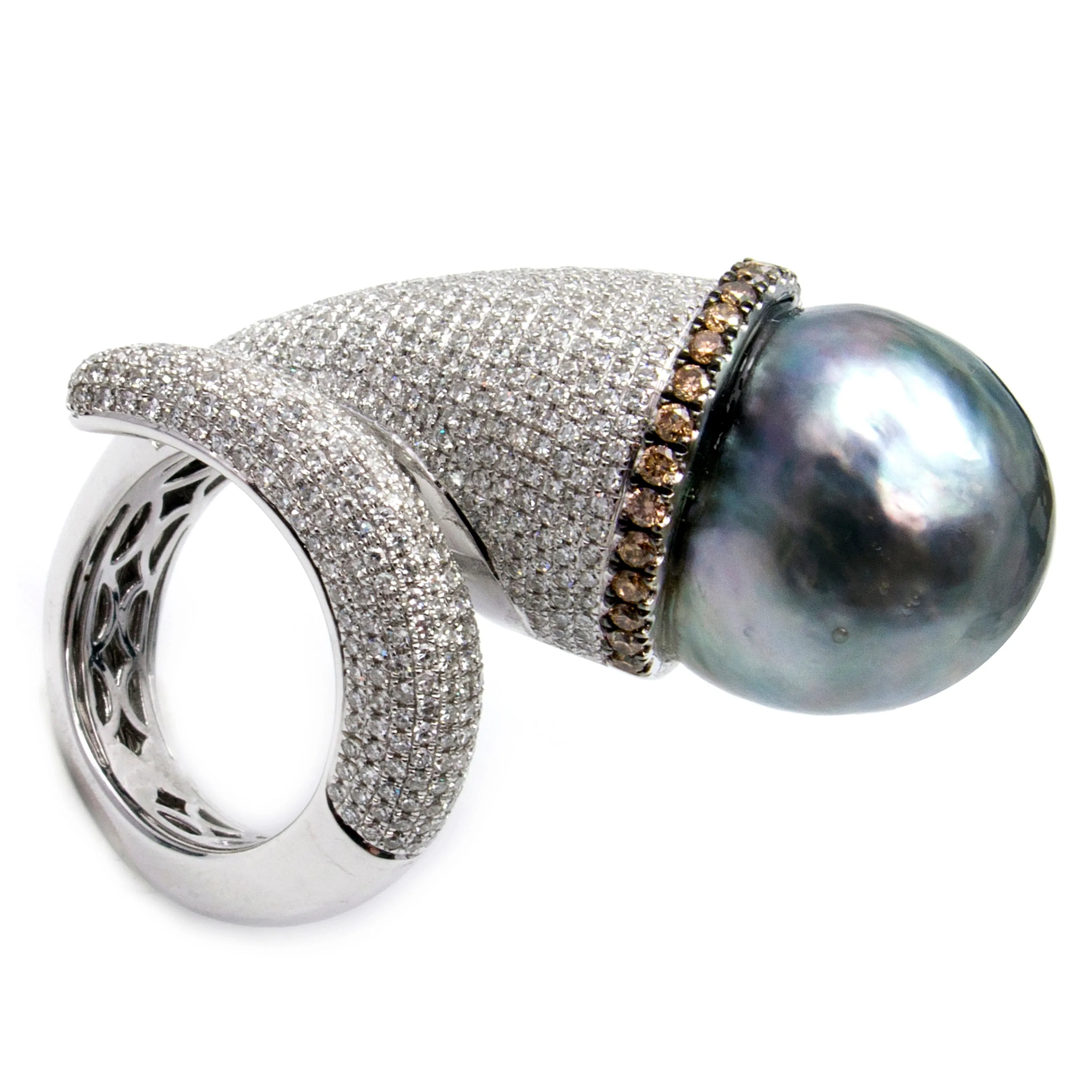 Pearl Swirl Ring