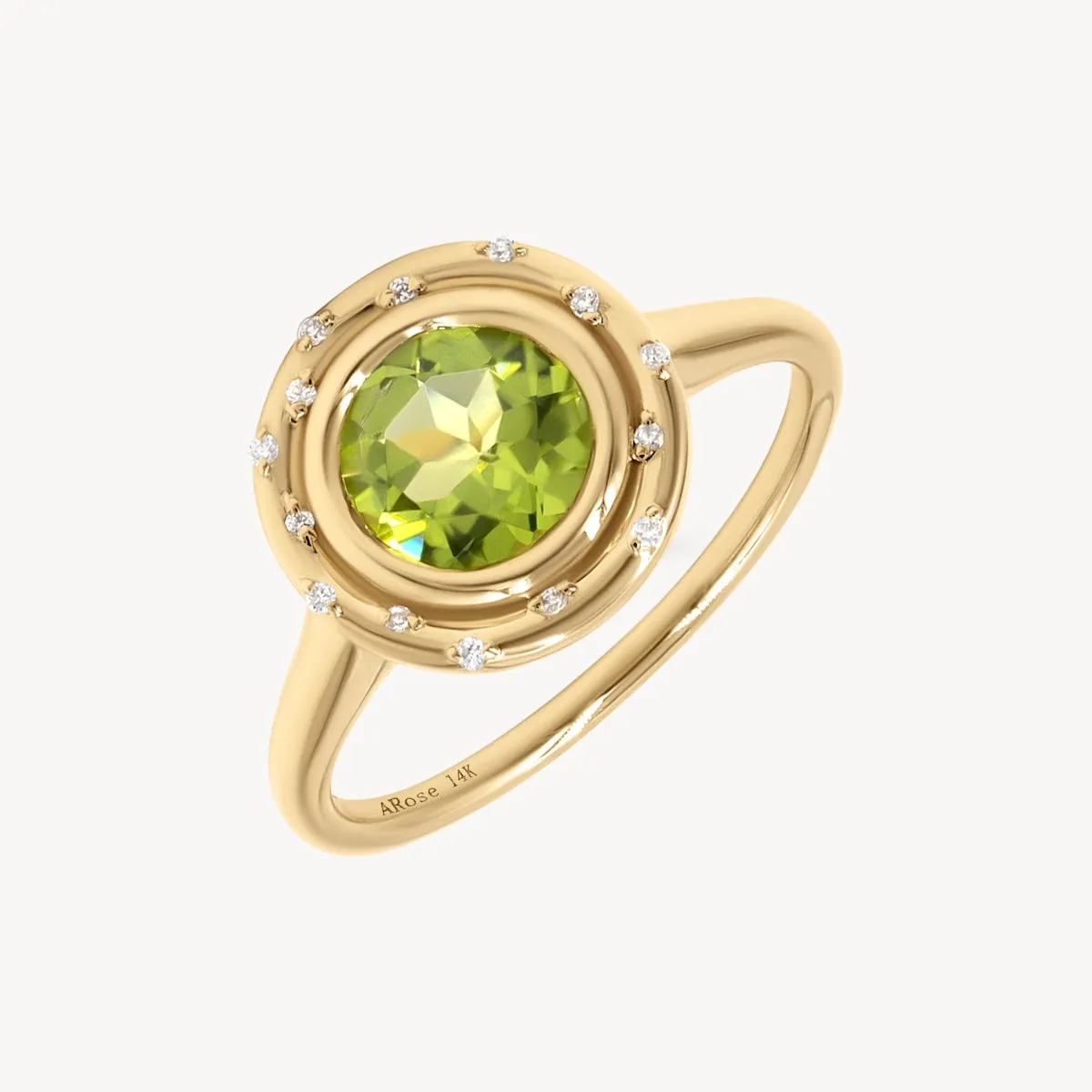 Peridot Spotlight Ring