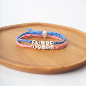 Personalized Friendship Bracelets on Woven Cord
