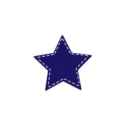 Personalized Lift Top Jewelry Box - Blue Star