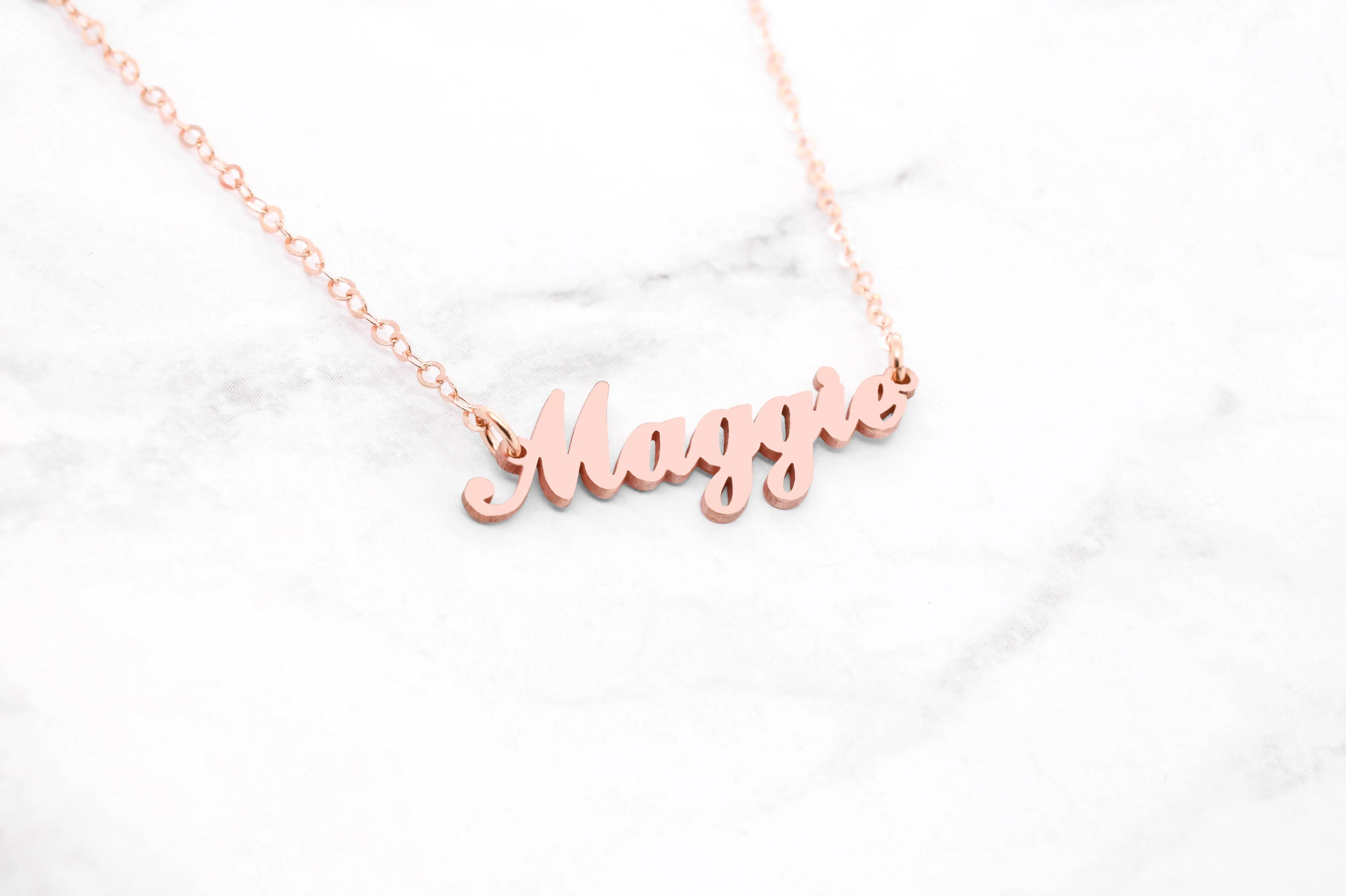 Personalized Name Plate Necklace