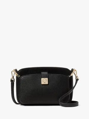 Phoebe Refined Grain Leather Turnlock Crossbody Duo