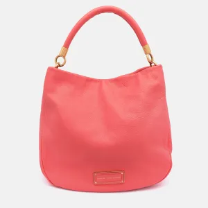 Pink Leather Too Hot To Handle Hobo