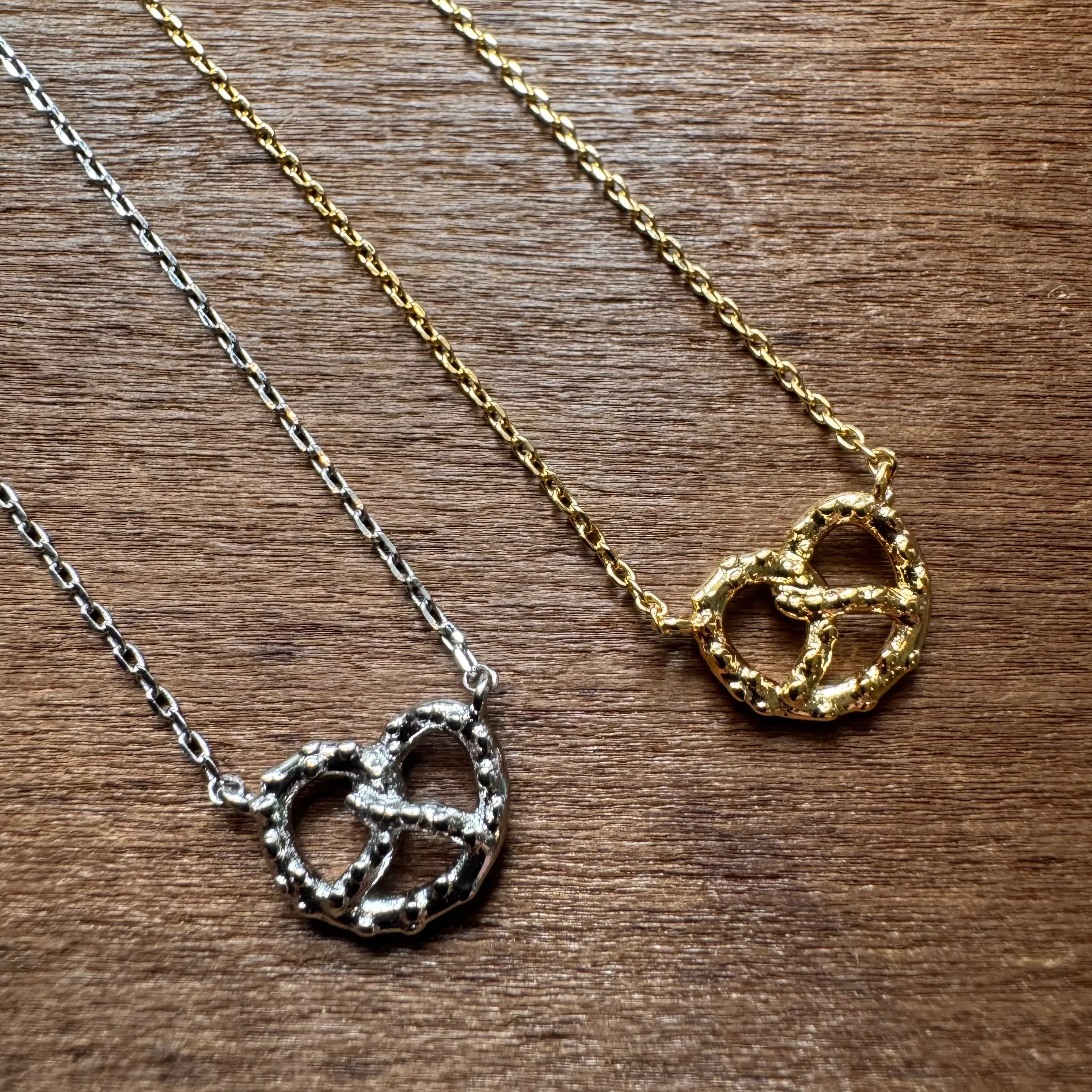 Pretzel Necklaces