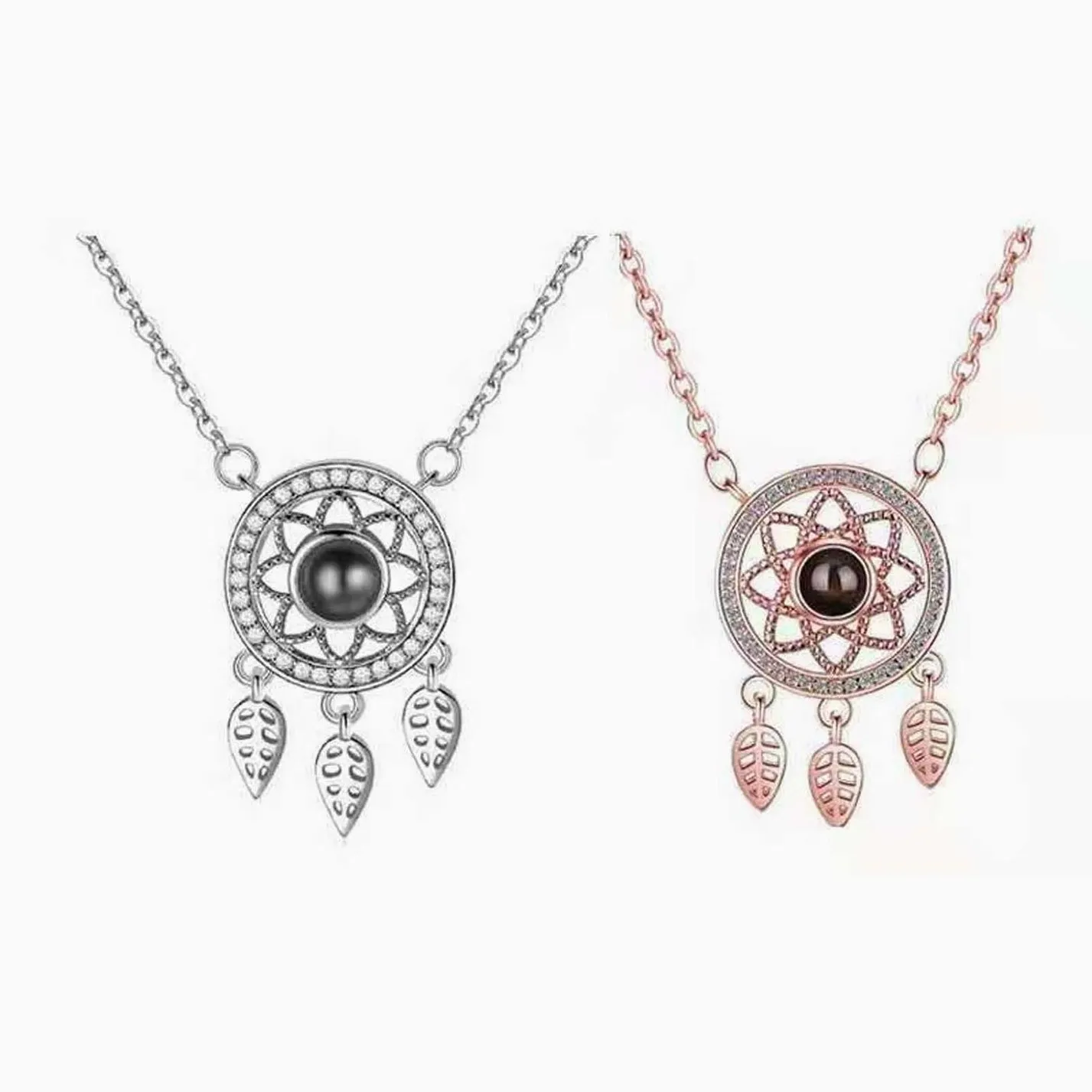 Projection Photo Customed Wind Chimes Necklaces