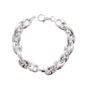 Puffed Mariner Link Bracelet