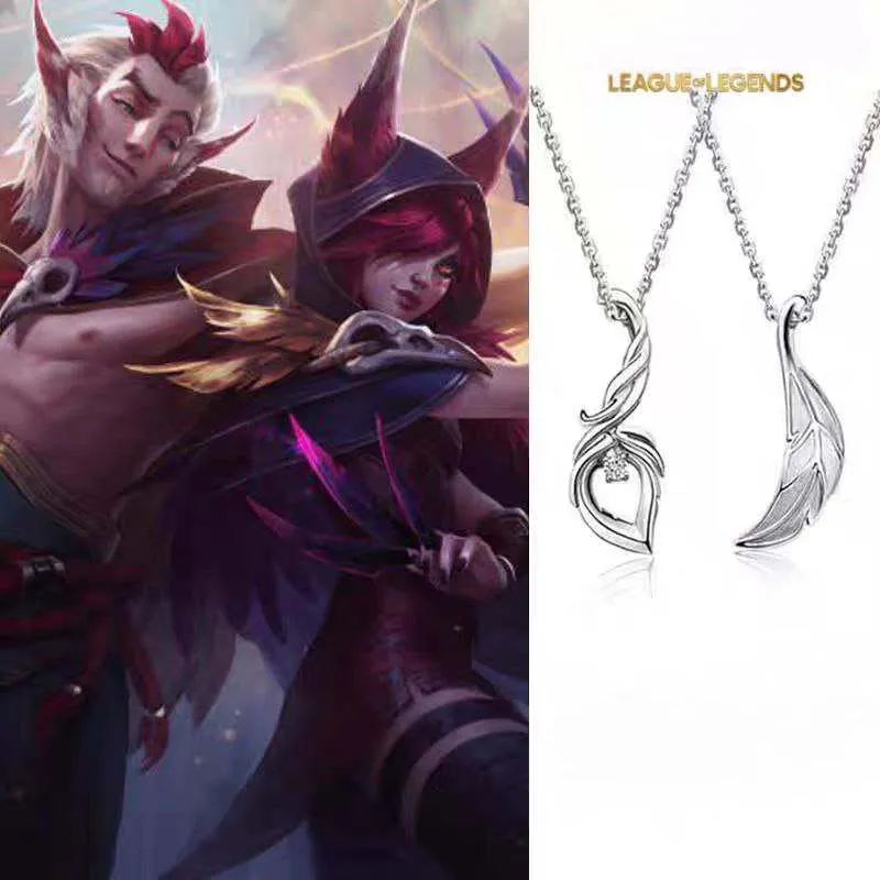 Rakan And Xayah Couple Necklaces