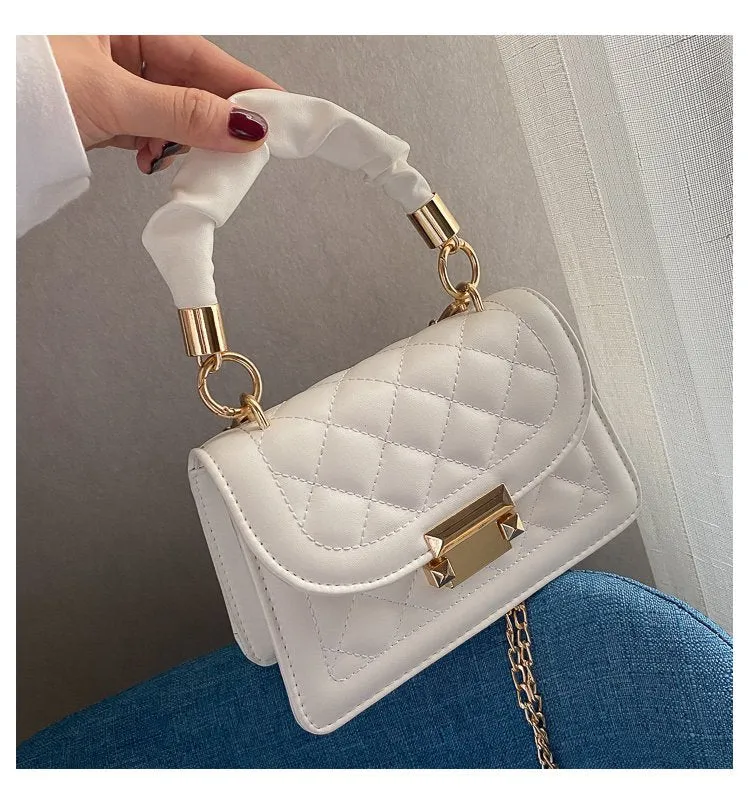 Realaiot Fashion New Crossbody Bag Women Casual All-match Shoulder Bags Texture Handbag Small Square Bags