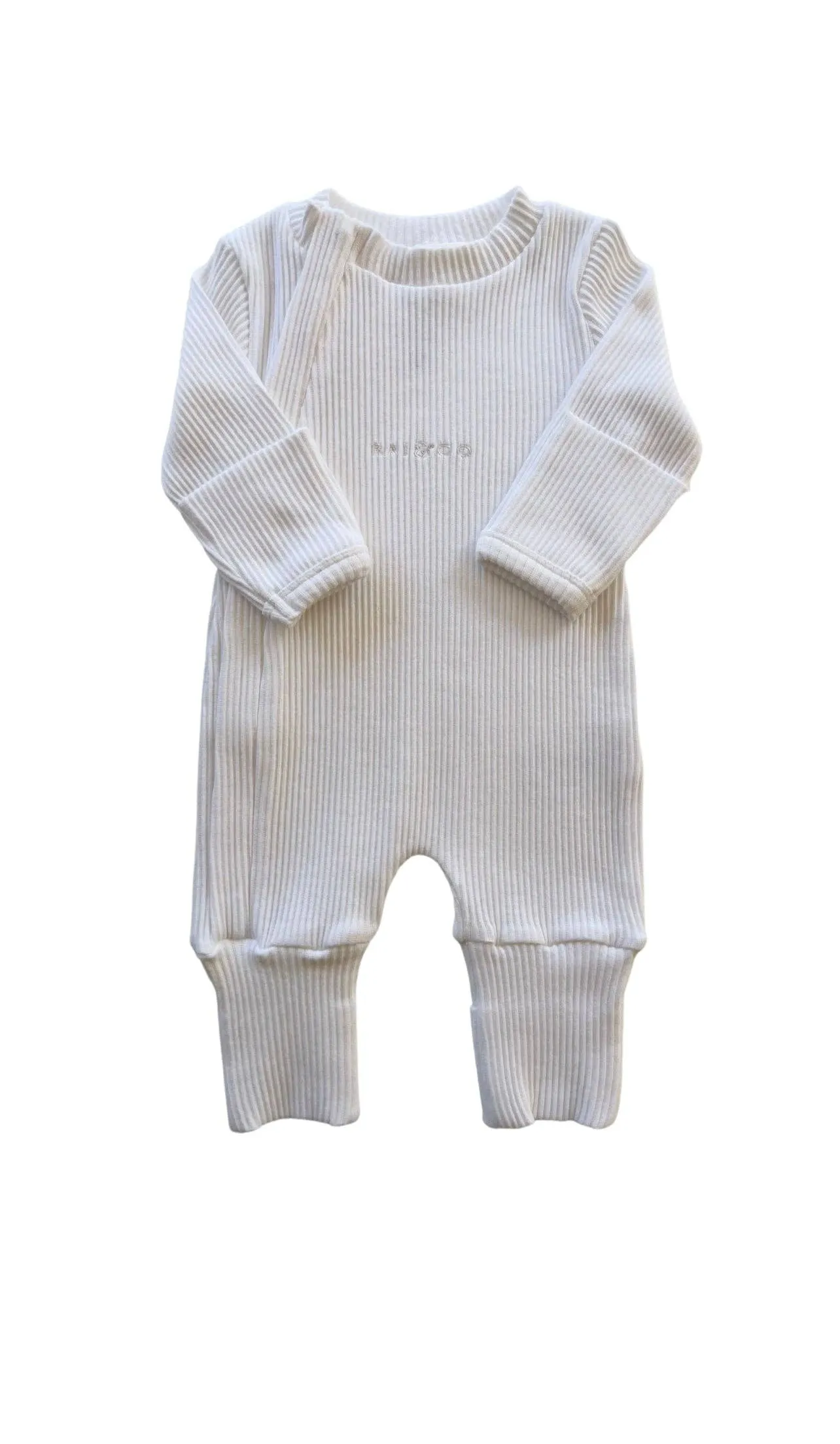 Ribbed Jumpsuits: Grey