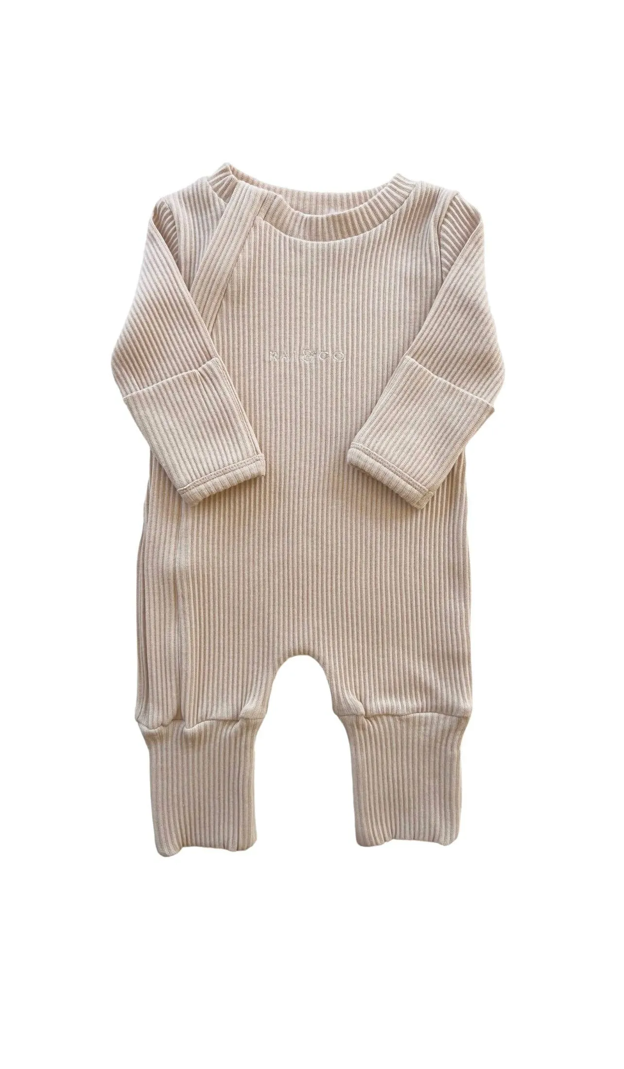 Ribbed Jumpsuits: Grey