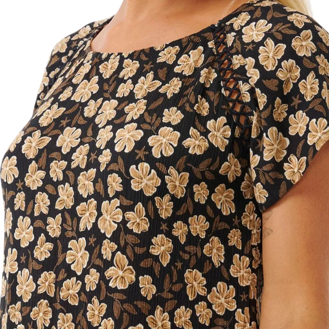 Rip Curl Soleil Shift Dress Black
