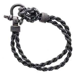 Rope with Anchor Clasp Bracelet
