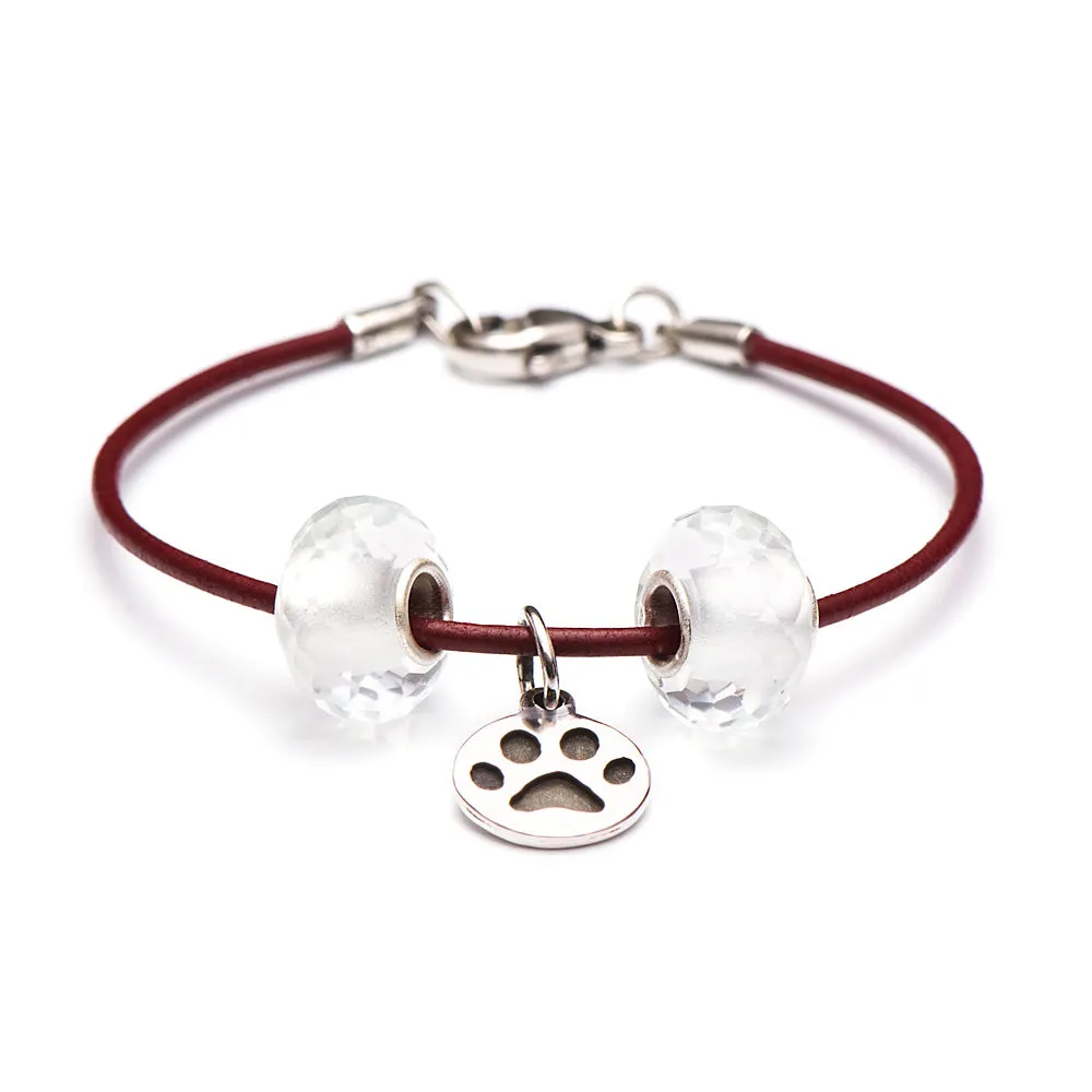 School Spirit Bracelets, Crimson Paw