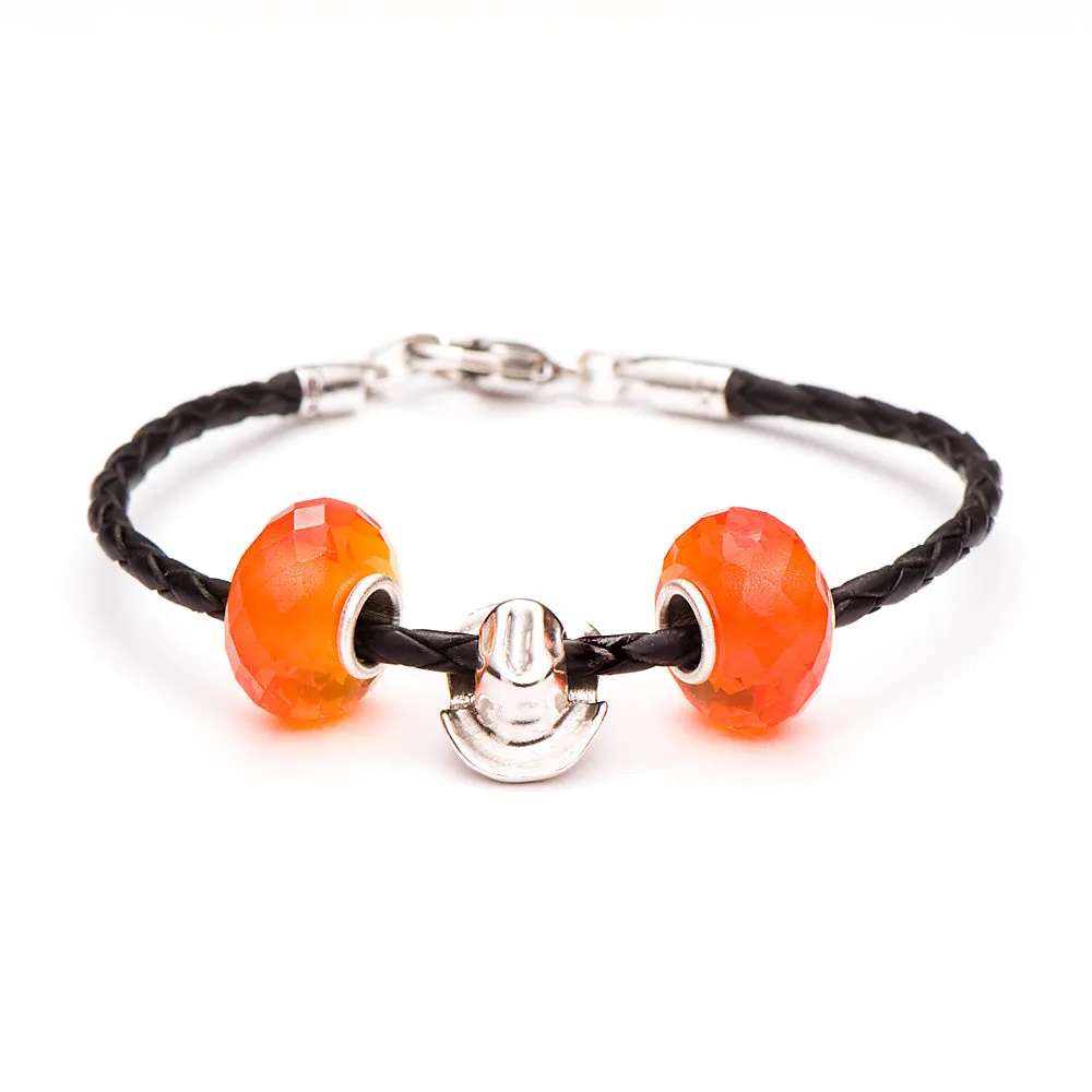 School Spirit Bracelets, Orange Cowboy