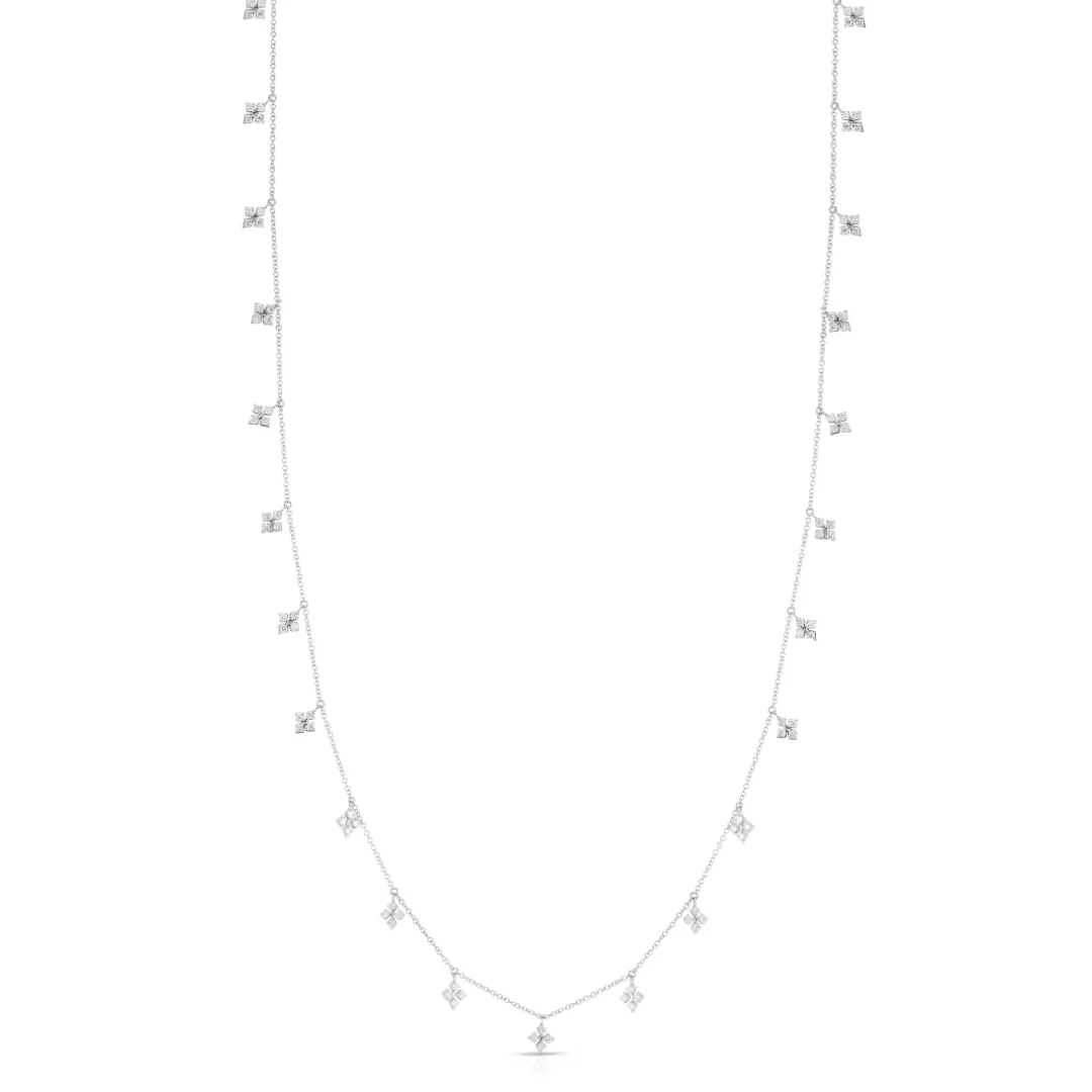 Scott Mikolay Celebration Rhombus Diamond Dangle Necklace - 23 Stations