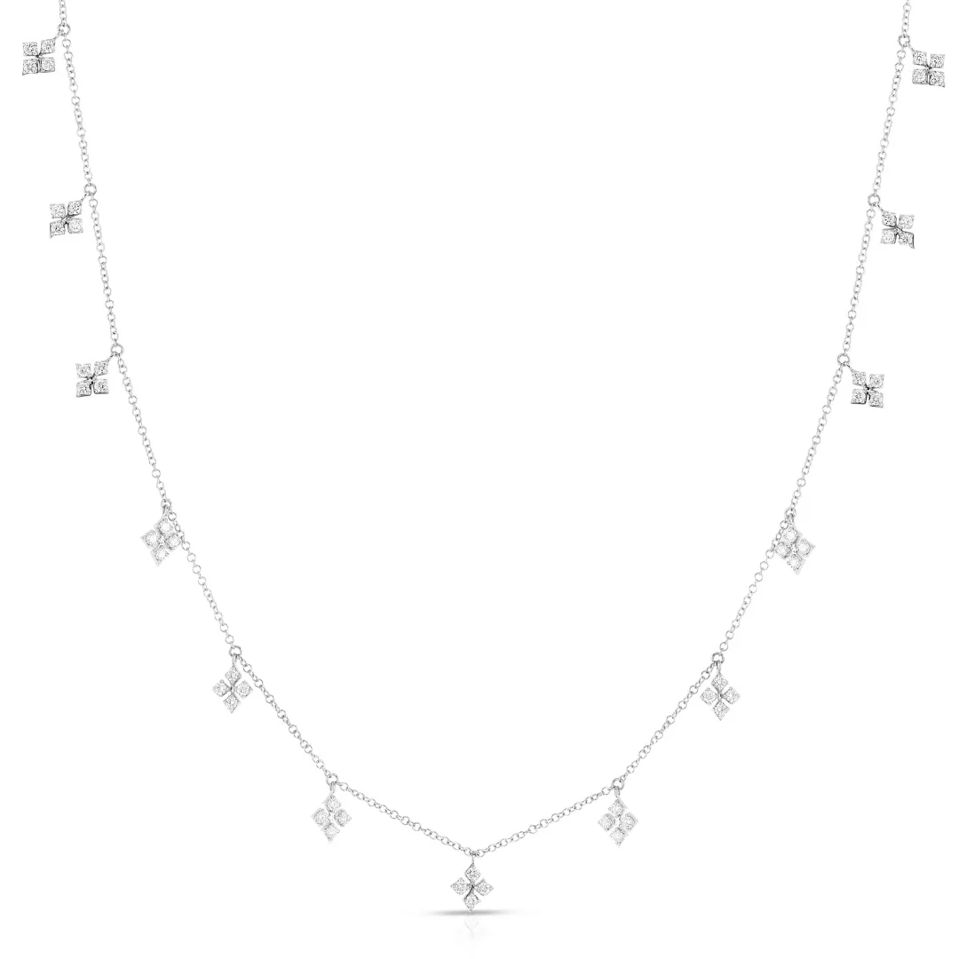 Scott Mikolay Celebration Rhombus Diamond Dangle Necklace - 23 Stations