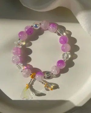 Sea Shell Bracelet- purple