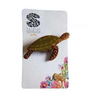 Sea Turtle Brooch