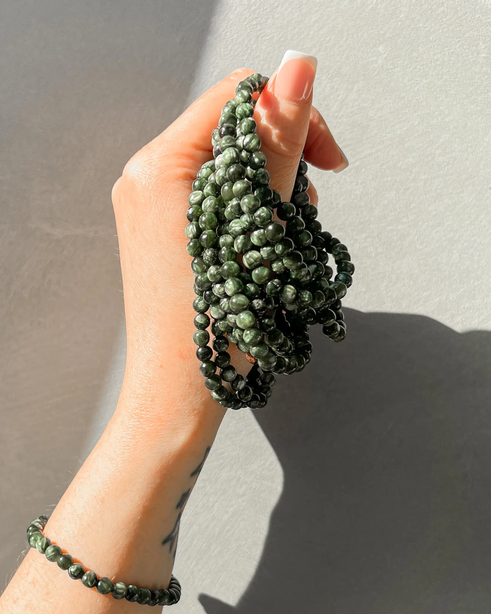 Seraphinite 6mm Bracelet