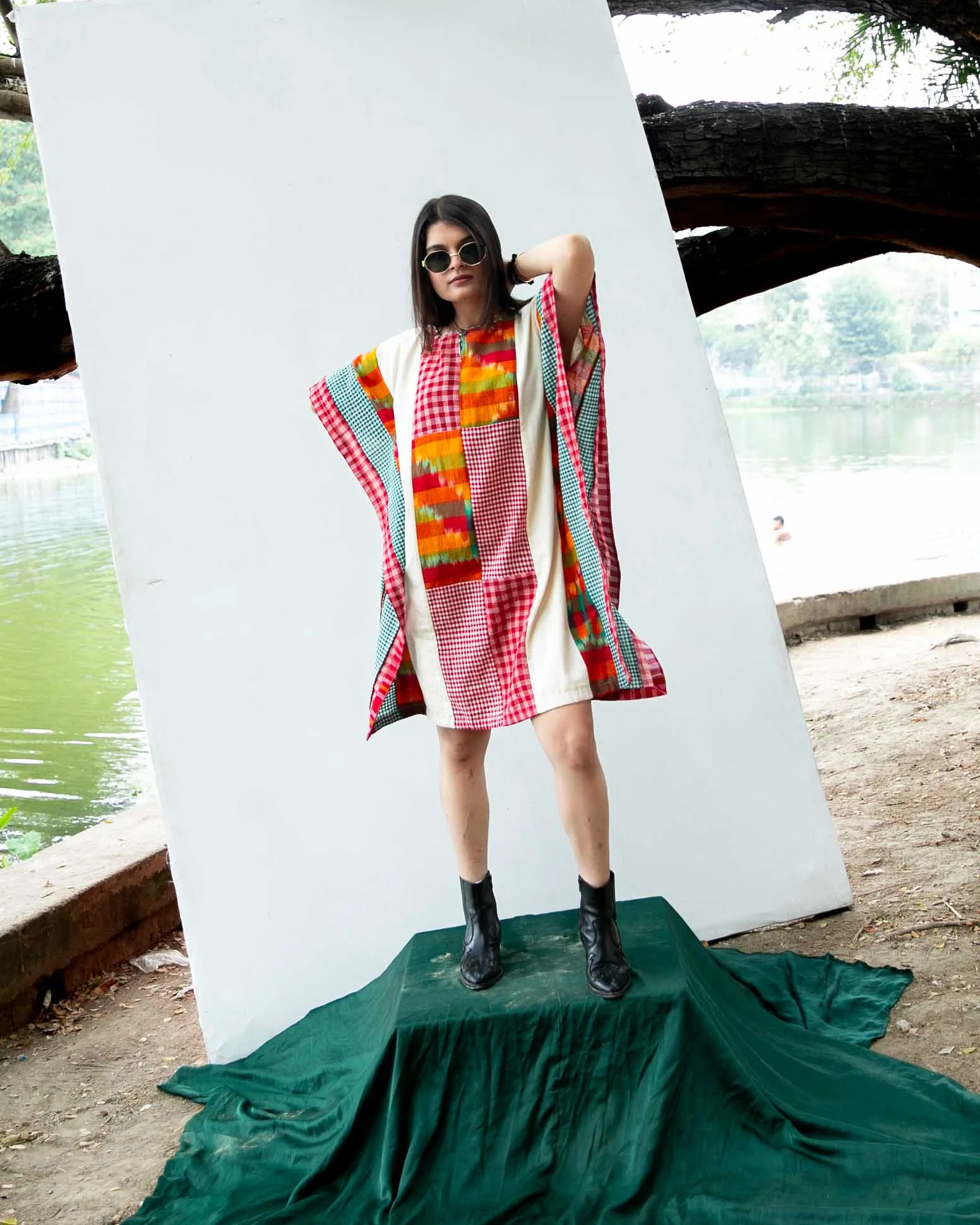 Serene Shift Kaftan Dress