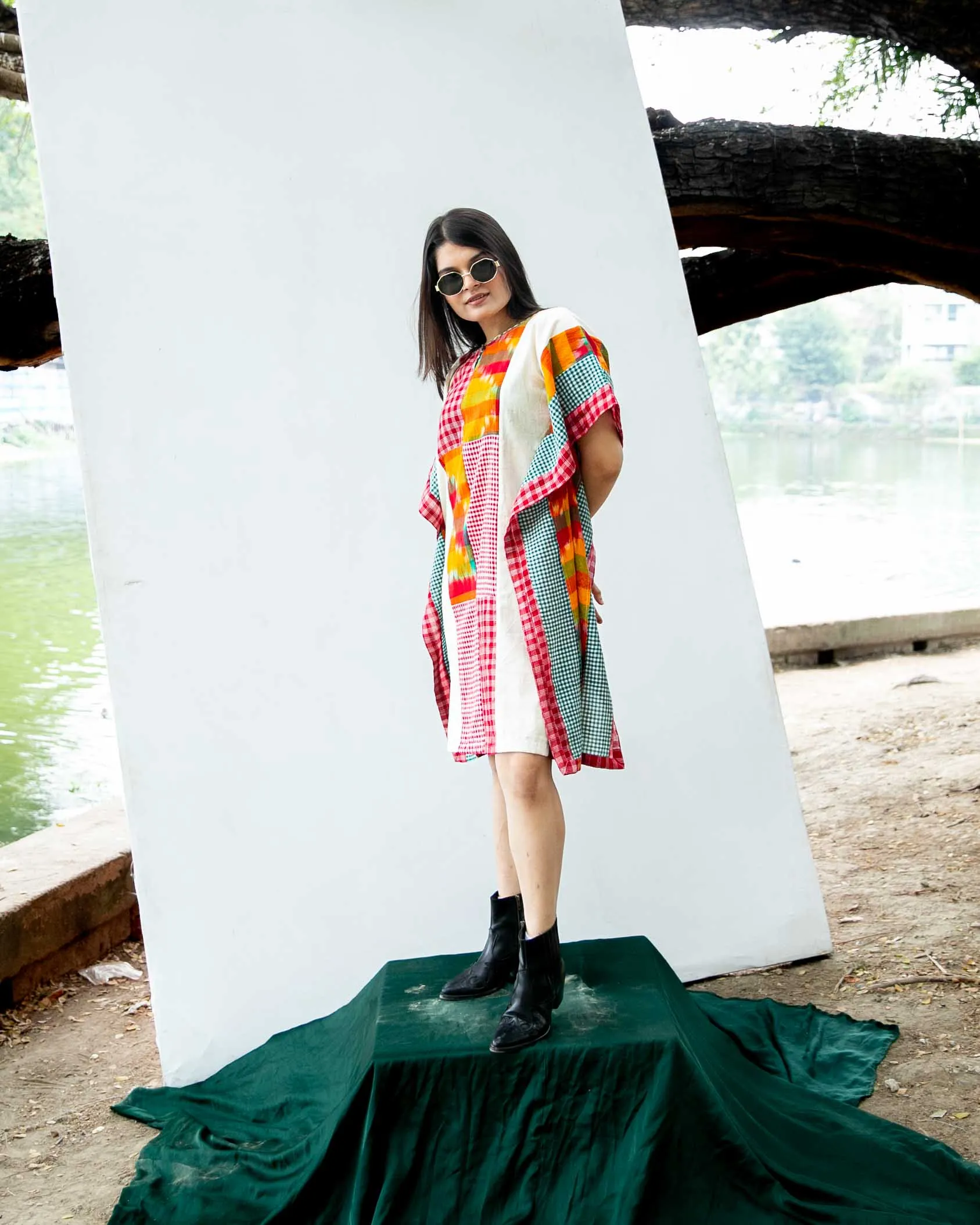 Serene Shift Kaftan Dress
