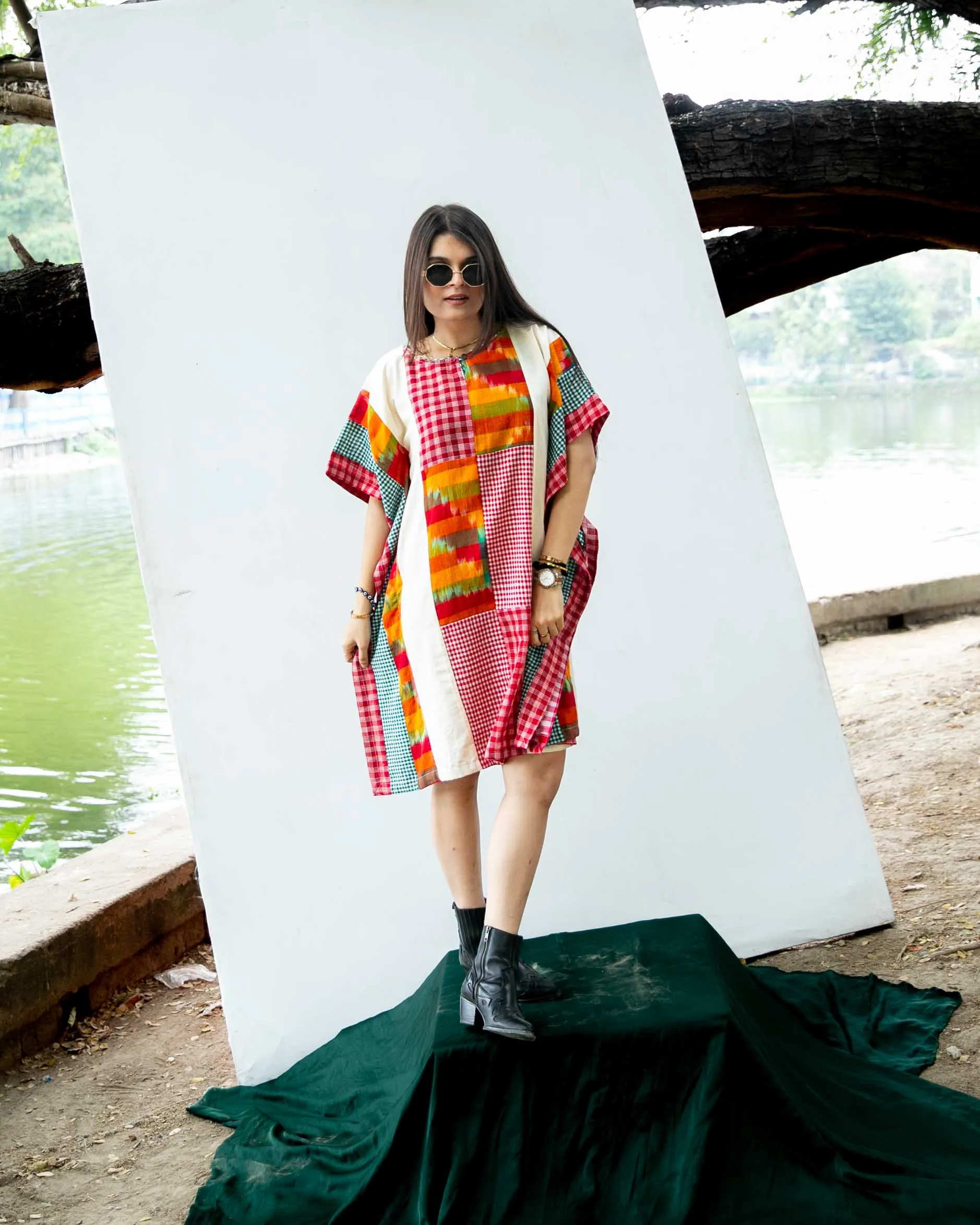 Serene Shift Kaftan Dress