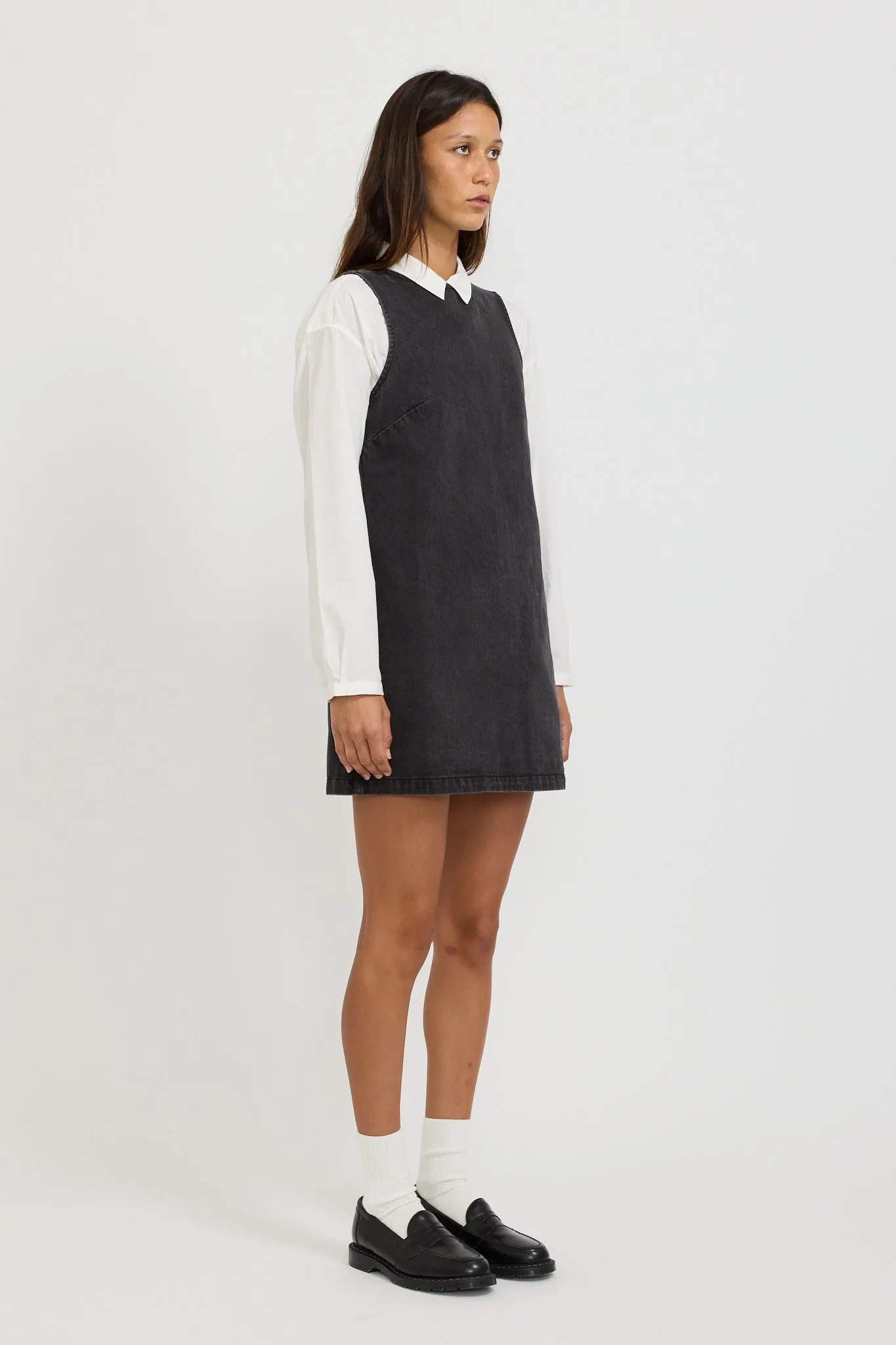 Shift Dress Stone Black
