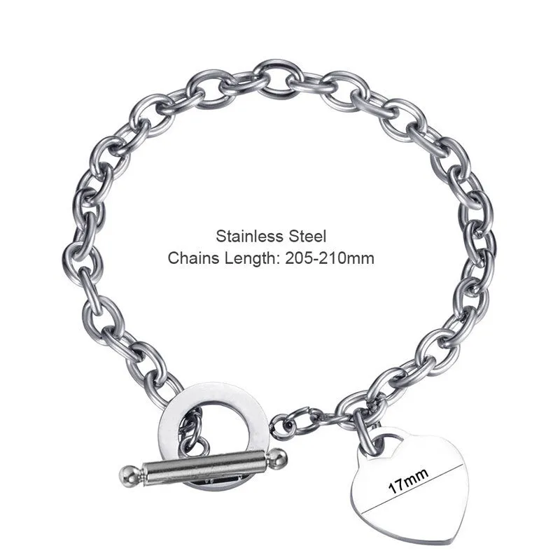 Shop Personalized Heart OT Buckle Bracelets