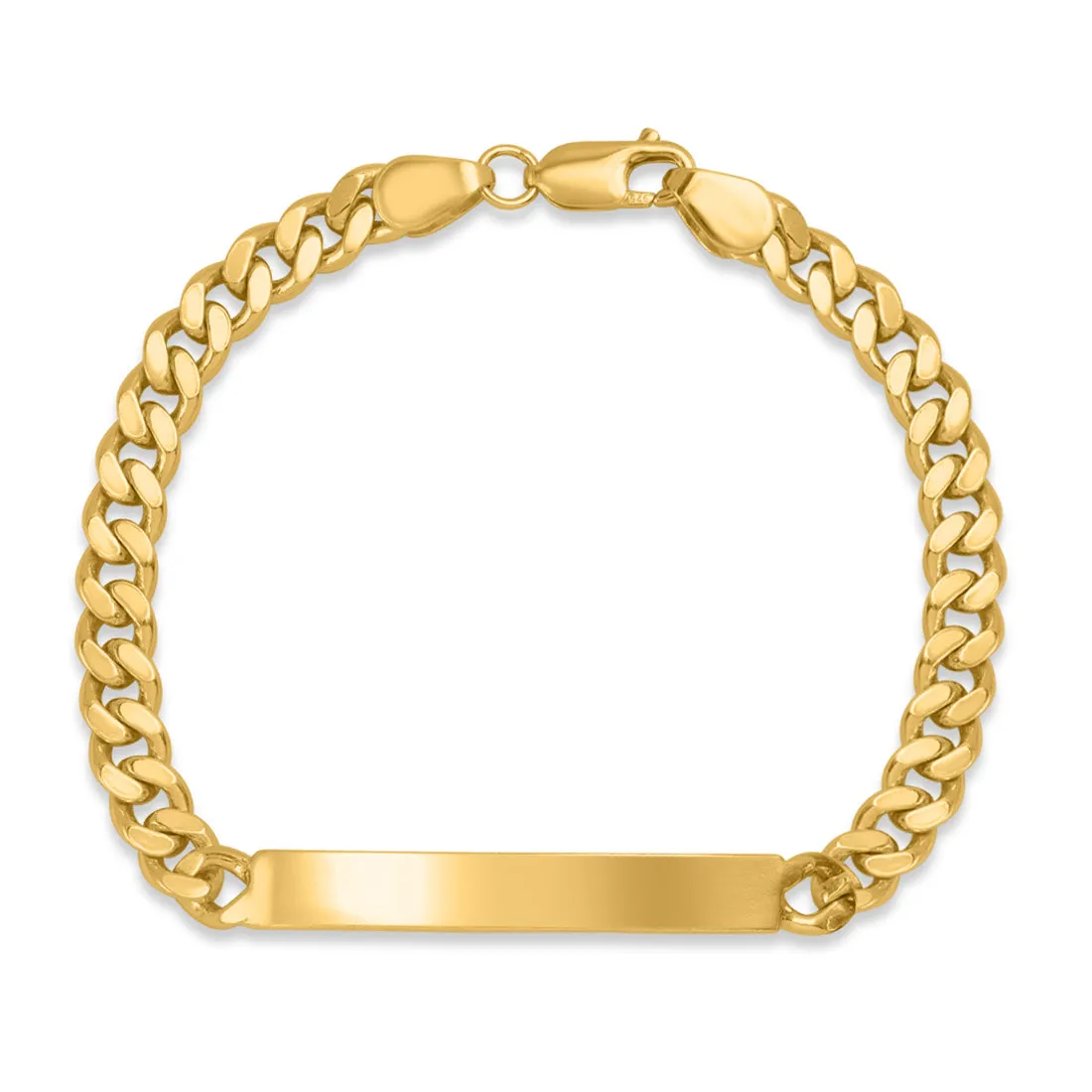 Signature Shine Gold Plated 925 Sterling Silver Men's Bracelet