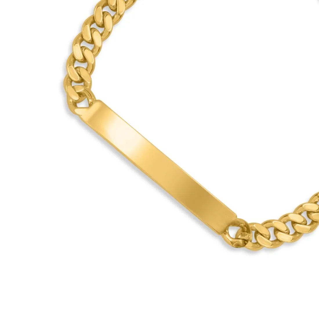 Signature Shine Gold Plated 925 Sterling Silver Men's Bracelet
