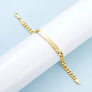 Signature Shine Gold Plated 925 Sterling Silver Men's Bracelet
