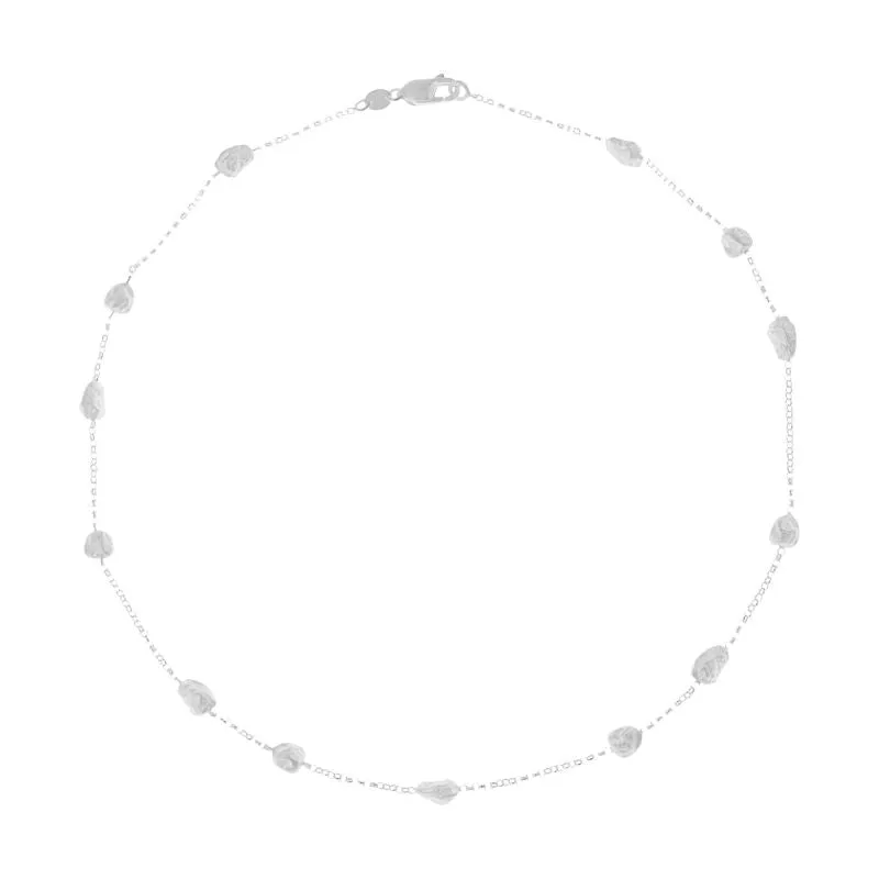 Silver Nugget Necklace