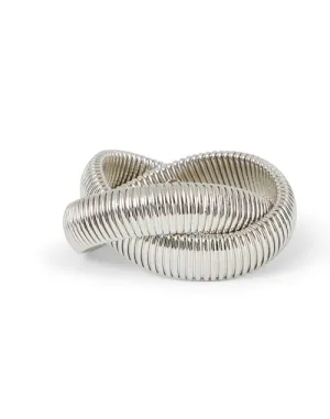 Silver Twist Cobra Bracelet