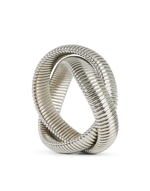 Silver Twist Cobra Bracelet