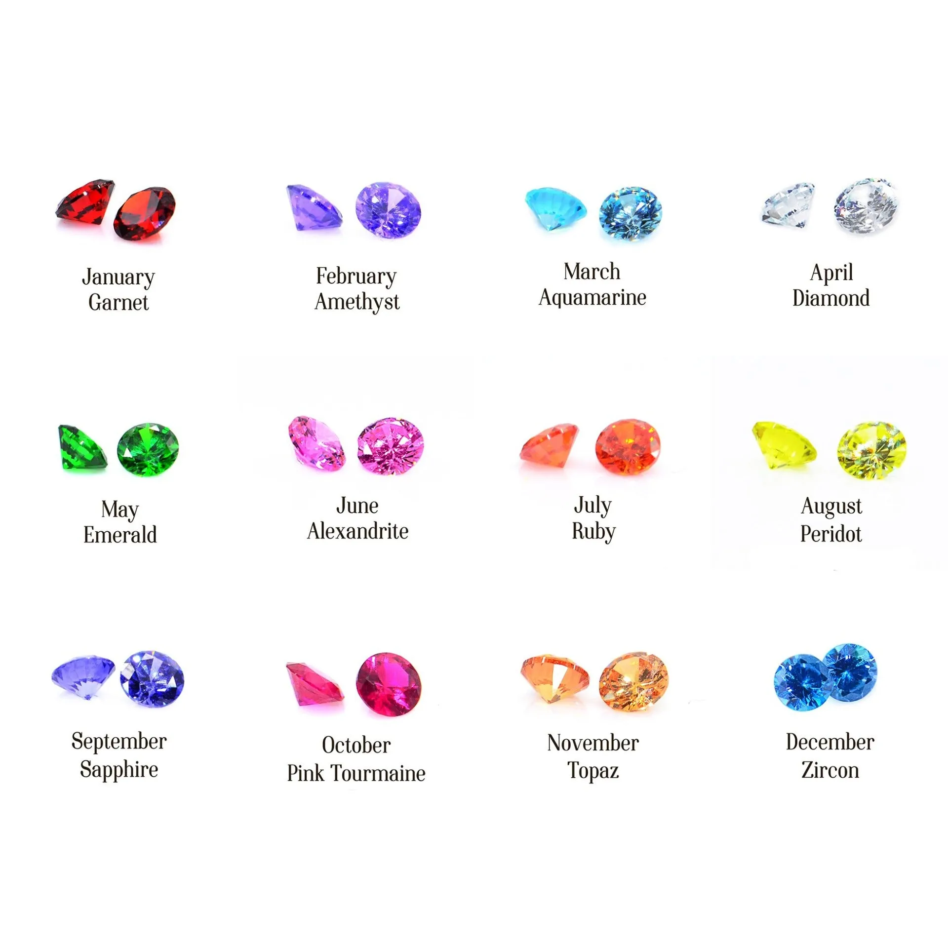 Single Name Ring (Birthstone Optional)
