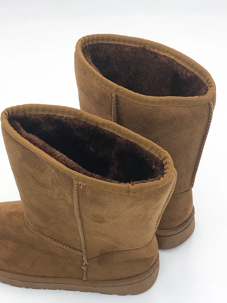 Slip On Fluffy Snow Boots