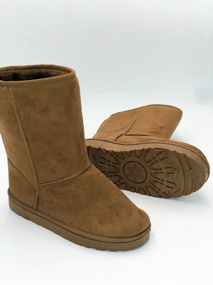 Slip On Fluffy Snow Boots