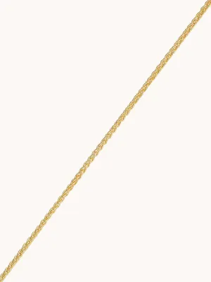 Small Wheat Chain Necklace - 18"