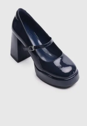 Smile Therapy Platform Mary Janes (Midnight Blue)
