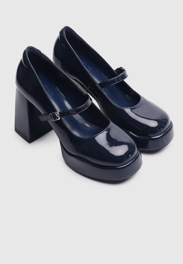 Smile Therapy Platform Mary Janes (Midnight Blue)