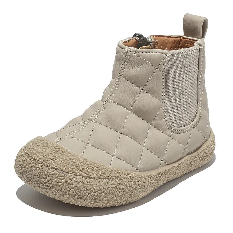 Snow Boots Boys And Girls Cotton Plus Velvet Soft Bottom