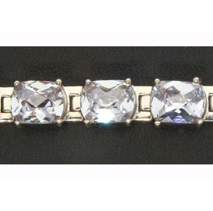 Sterling Silver Bracelet Light Violet