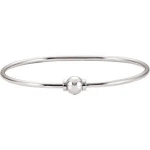Sterling Silver Bracelet with 8 mm Ball