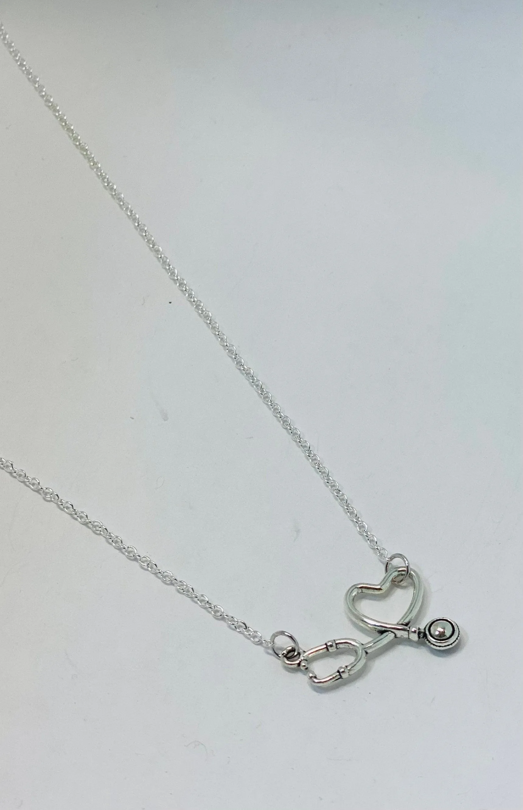 Stethoscope necklace, Gift for nurse, nurse gifts, gifts for nurses, RN gift, RN necklaces, healthcare worker gift, gift for her, thank you