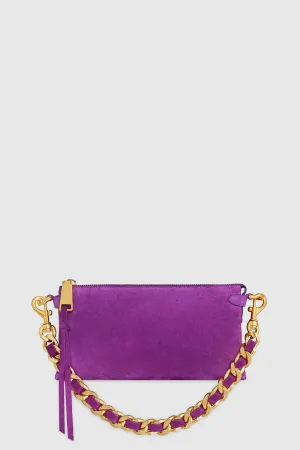 Stevie Medium Crossbody Bag In Viola