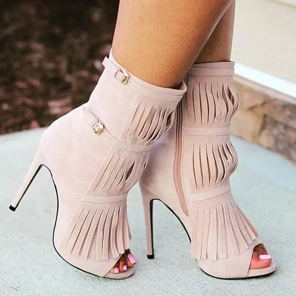 Strap  Ankle Boots