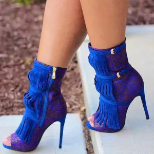 Strap  Ankle Boots