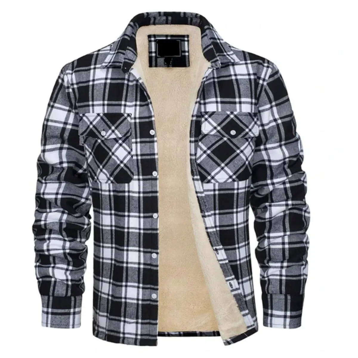 Stylebewusst | Karierte Jacke mit Fleecefutter