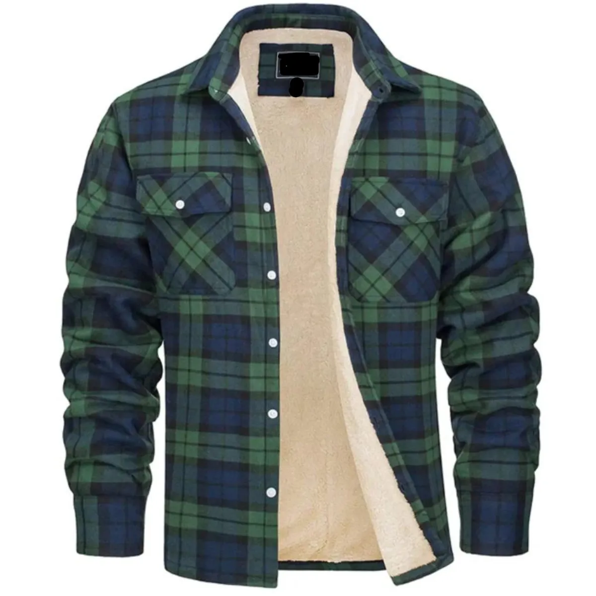 Stylebewusst | Karierte Jacke mit Fleecefutter